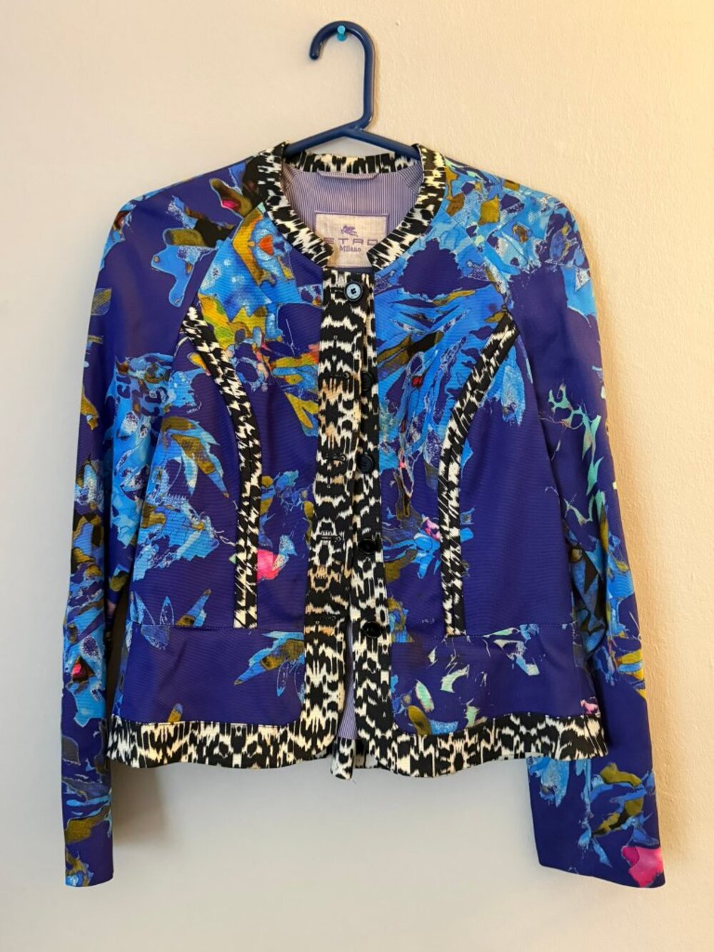 ETRO Women's Multicolor Jacket size 46 made in Italy